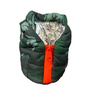 NWOT Puffin Beverage Jacket Koozie Can Cooler Camo Puffer Beer Drink Holder Gift